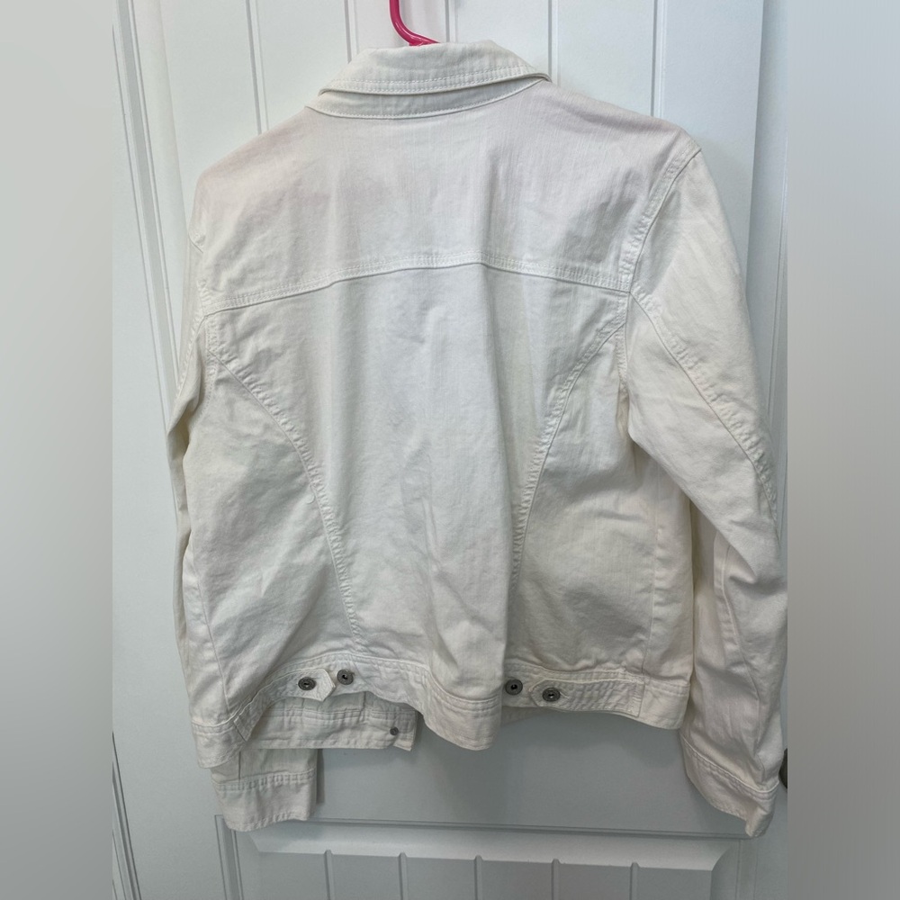 Style & Co. White Jean Jacket - Picture 6 of 12